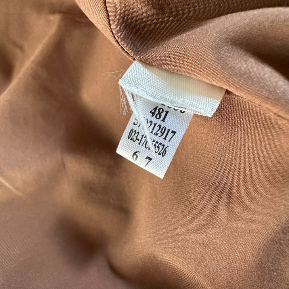 CHICO'S Faux-Leather Jacquard Moto Jacket Size 2/ 12 - Picture 9 of 9